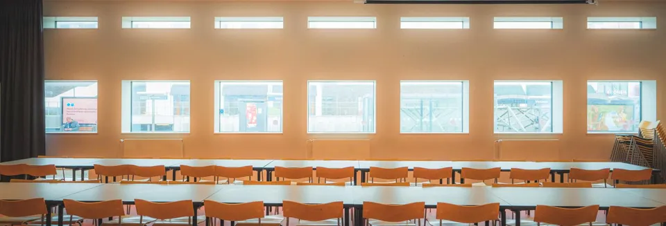 Et rum i Kulturstationen Vanløse fra husets udlejningsoversigt; det konkrete rum er ikke angivet.